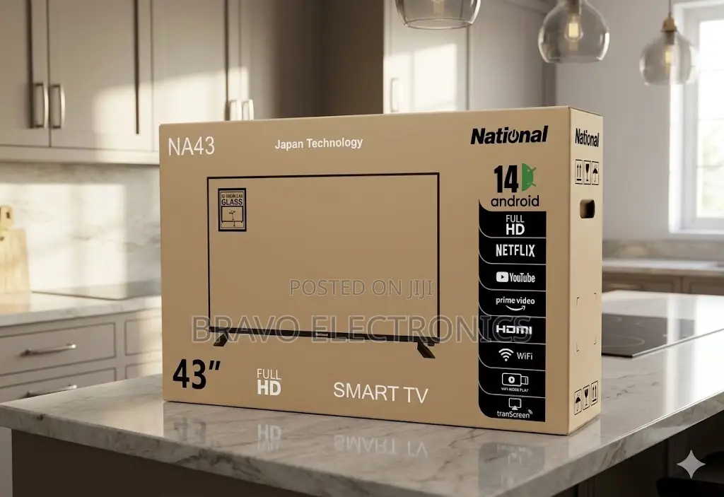 National 43” Smart Tv Android 14 – Premium Home Entertainment