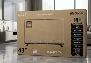 National 43” Smart Tv Android 14 – Premium Home Entertainment