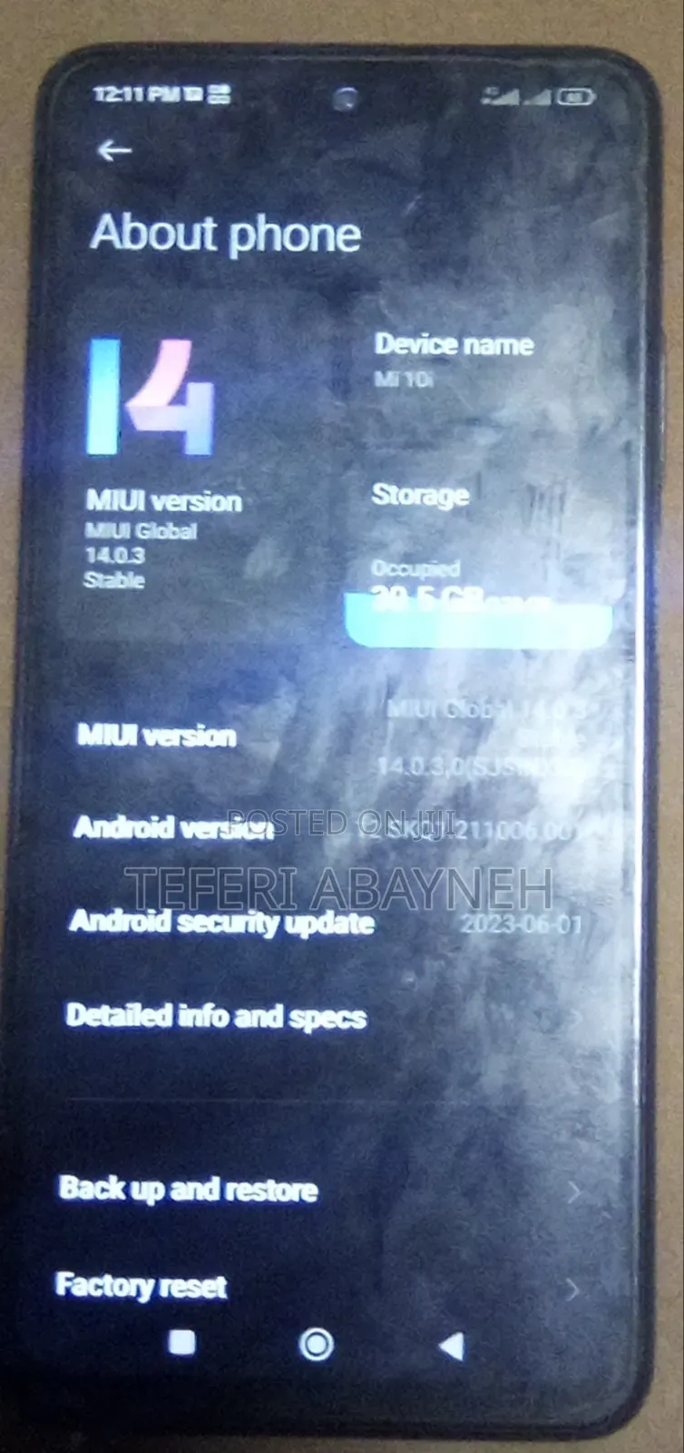Xiaomi Mi 10i 128 GB Gray