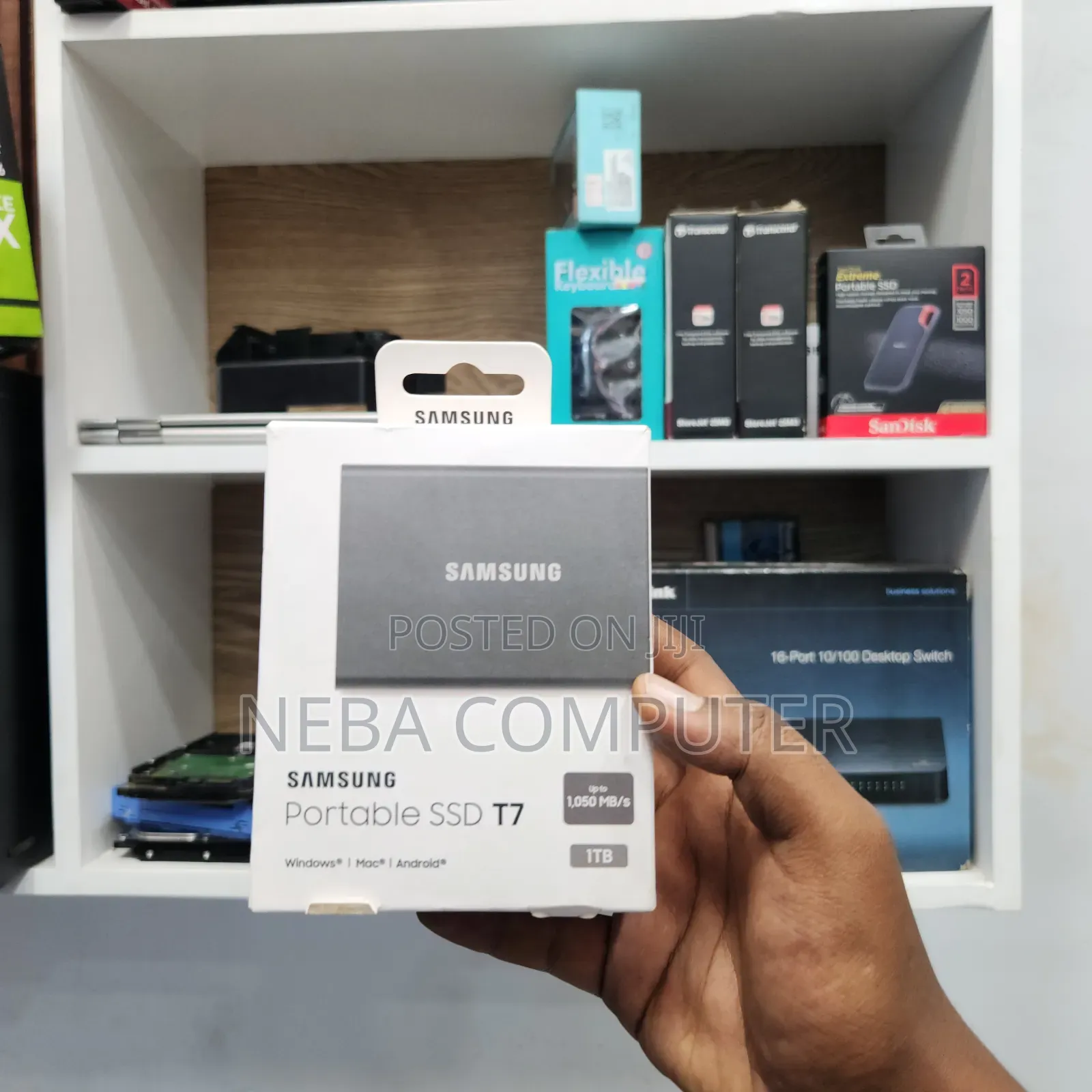 Samsung Portable SSD T7 – 1tb