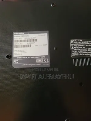 Laptop Toshiba Satellite C55 8GB Intel Core i3 HDD 512GB