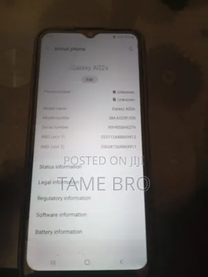 Samsung Galaxy A02S 64 GB White