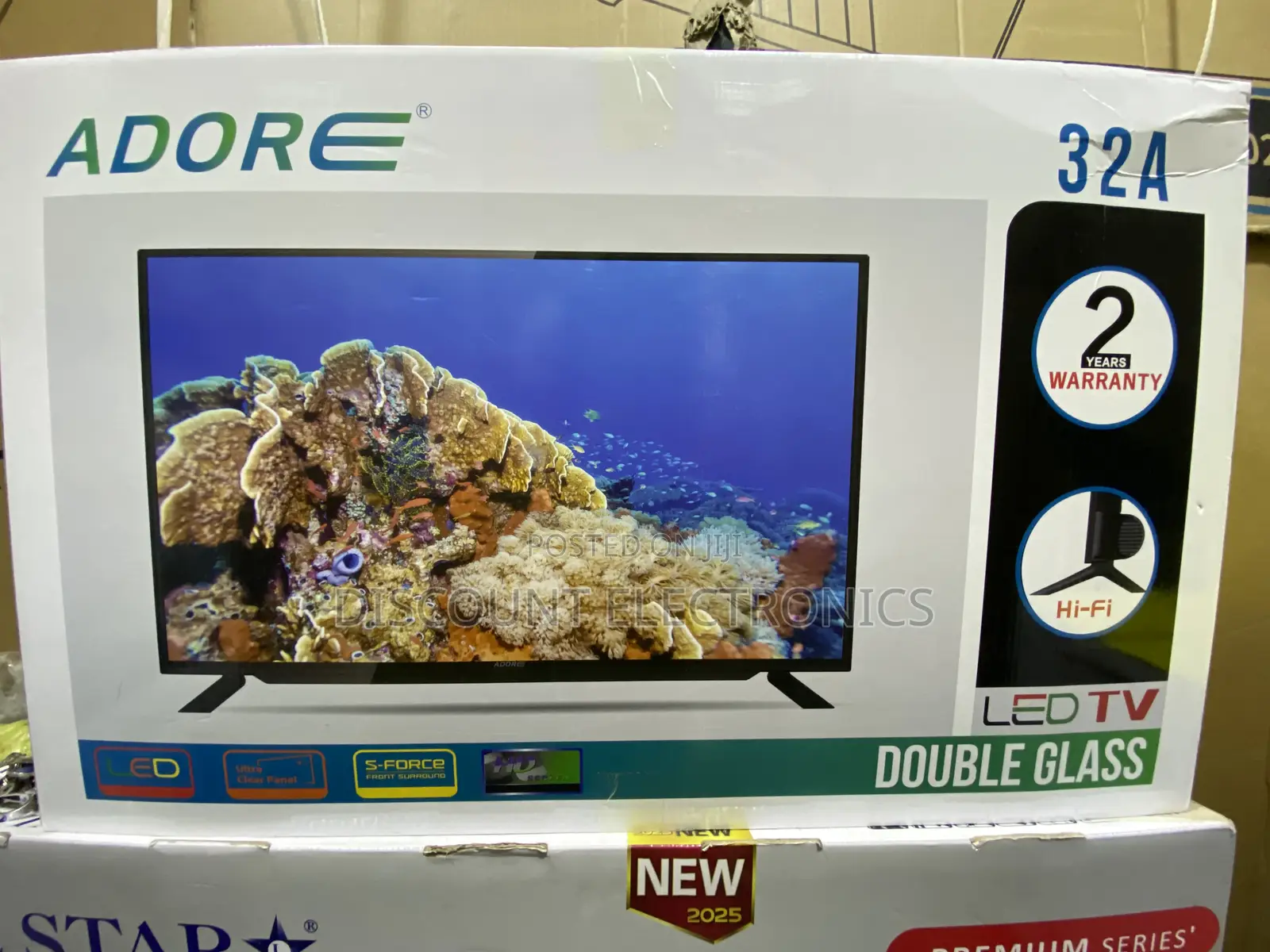 Adore 32a 32" Smart Led Tv | Double Glass Protection Hi-Fi Sound