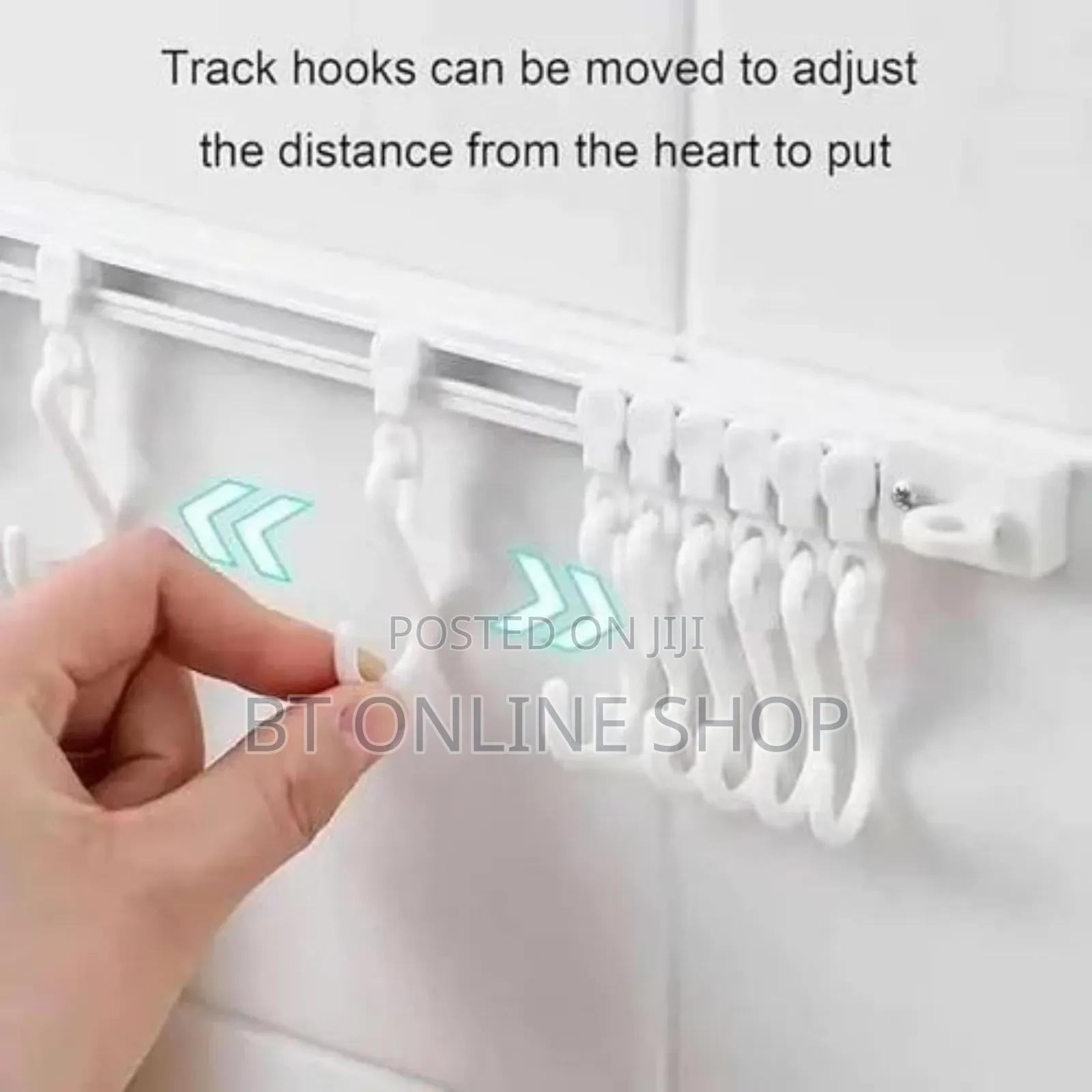 Sliding S-Hooks for Kitchen Cabinet