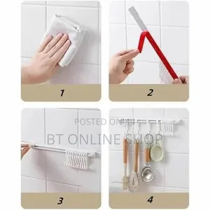 Sliding S-Hooks for Kitchen Cabinet