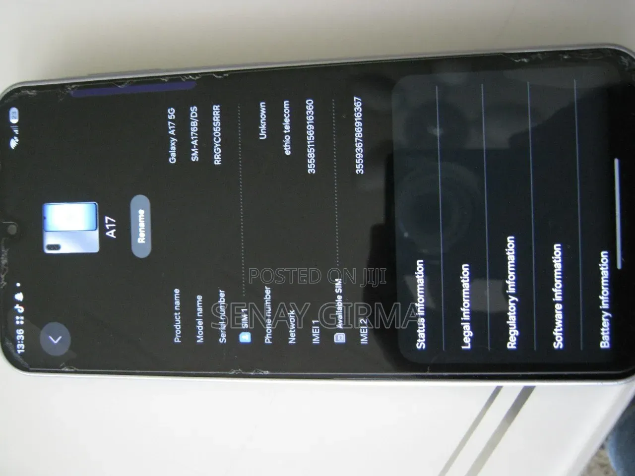 Samsung Galaxy A17 5G 256 GB Silver