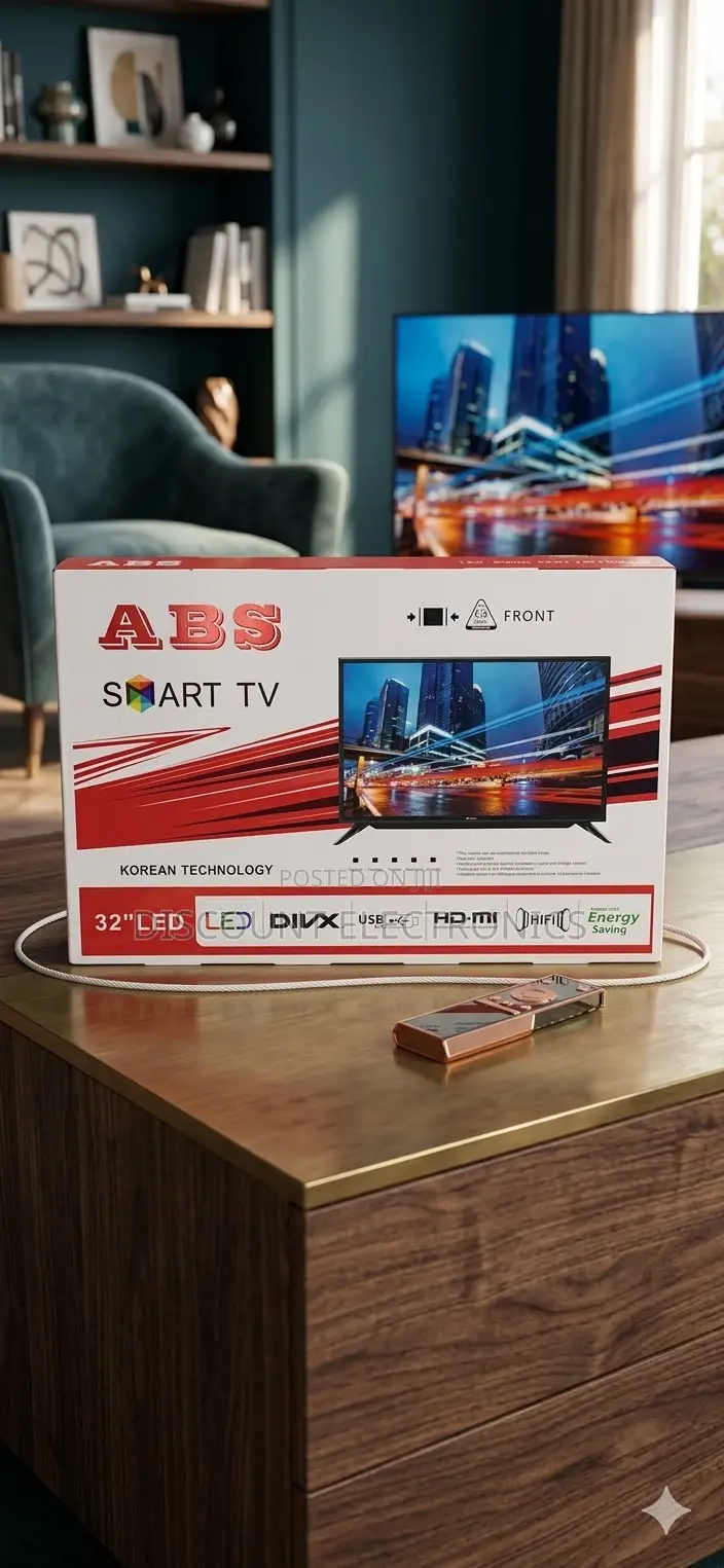 Abs 32 nches Smart Led Tv – Brand New Slim Design (