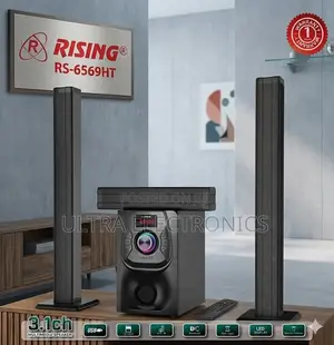 Rising Rs-6569ht 3.1ch Multimedia Speaker System Features a Central