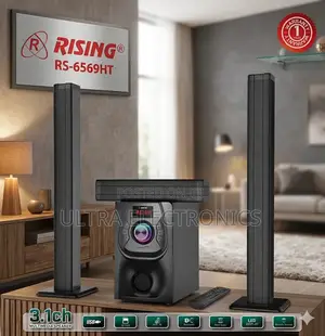 Rising Rs-6569ht 3.1ch Multimedia Speaker System Features a Central