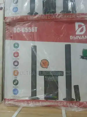 Dynamic Dc-6556t 3.1 Multimedia Speaker System Featuring a Subwoofer,
