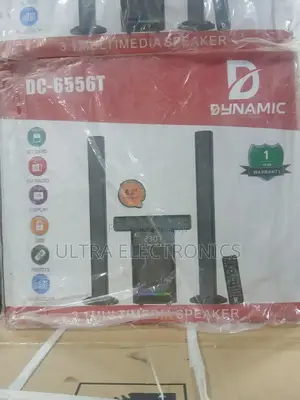 Dynamic Dc-6556t 3.1 Multimedia Speaker System Featuring a Subwoofer,