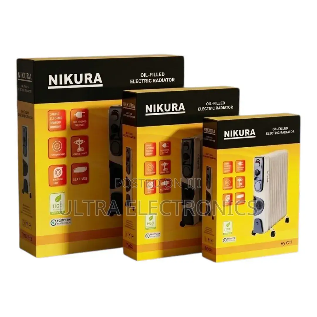 Nikura Brand Oil-Filled Electric Radiator Heaters Available 11 Fin