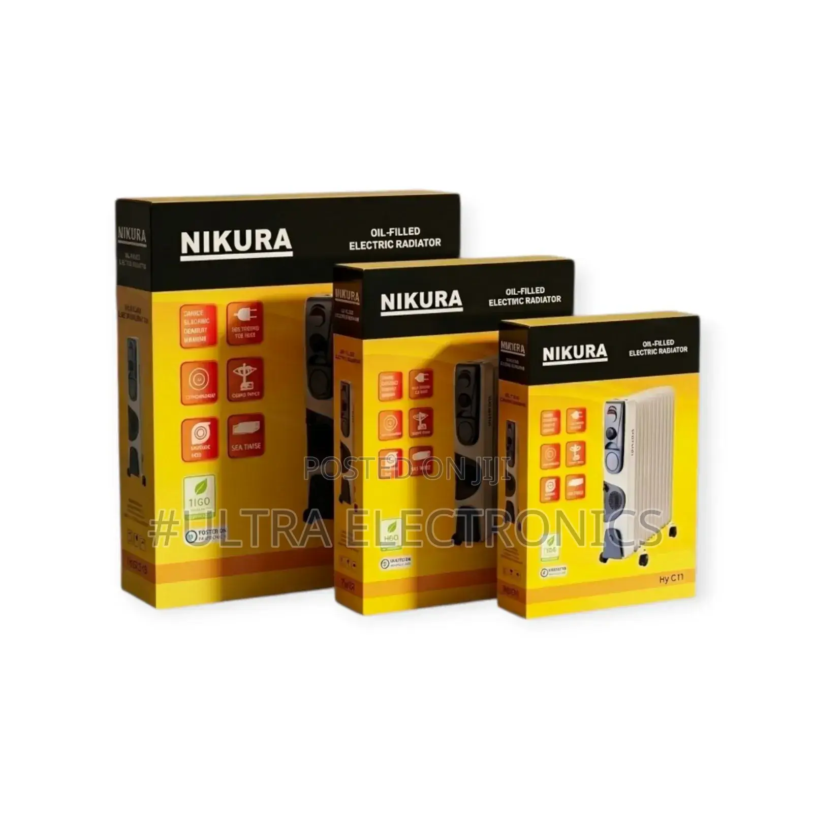 Nikura Oil-Filled Electric Radiator Available in 13-Fin Models.