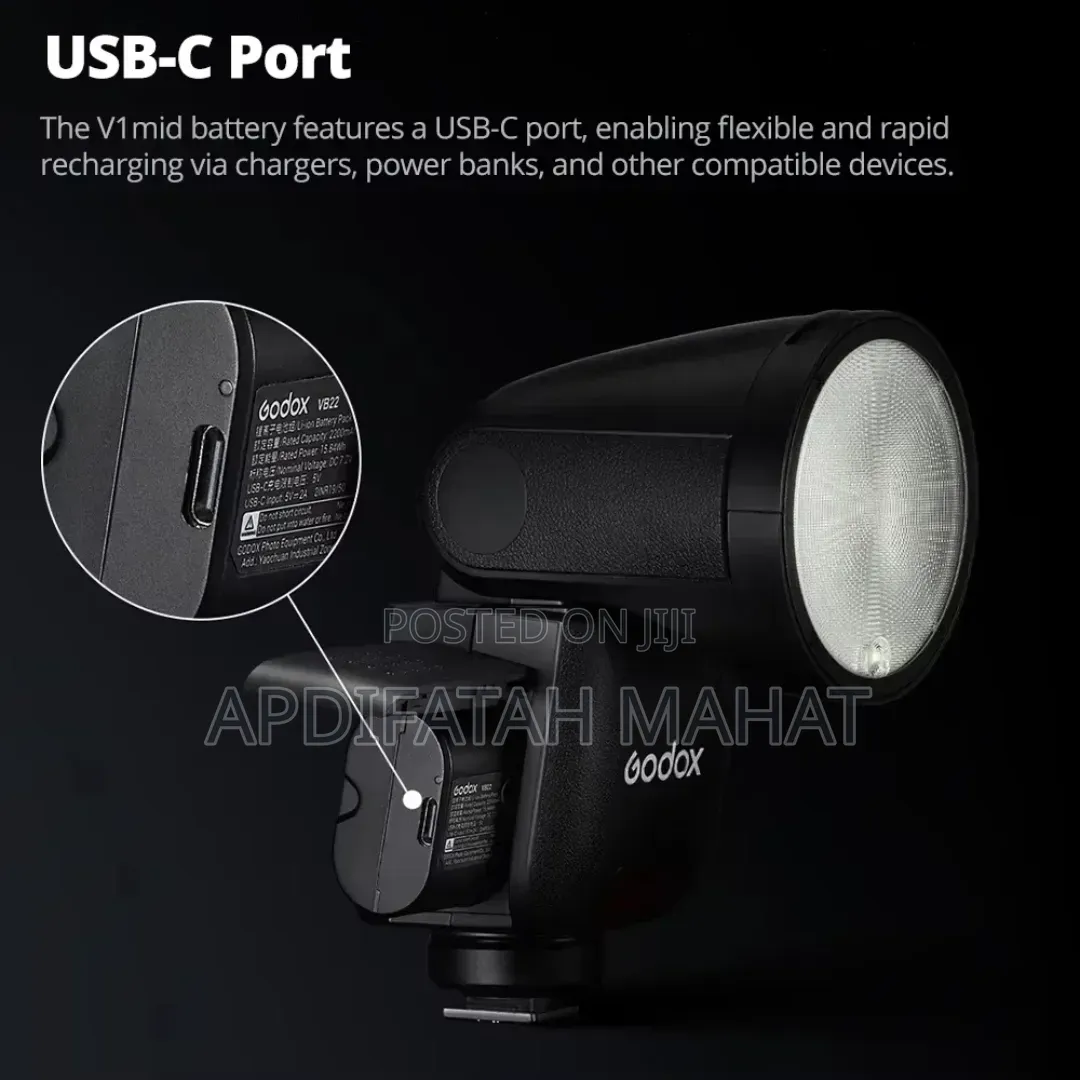 Godox V1mid Flash V1 Mid Ttl 1/8000s