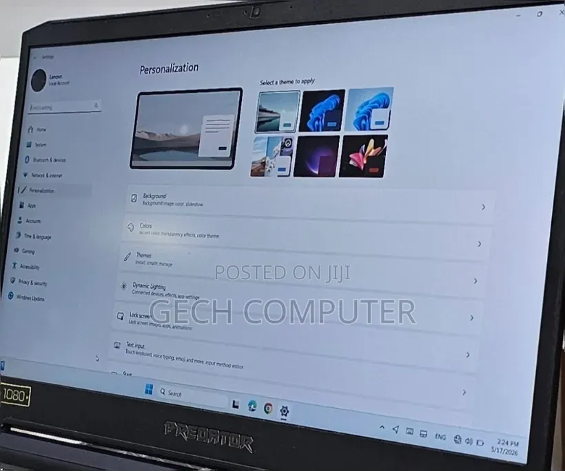 New Laptop Acer Predator Helios Neo 16 16GB Intel Core i7 SSD 512GB