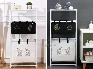 3-Layer Generic Foldable Laundry Organizer የሚታጠብ ልብስ ማስቀመጫ