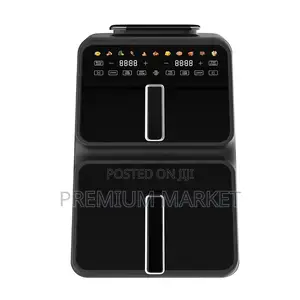 13 Litre Sokany Air Fryer Sk-10116 ባለሁለት ቅርጫት ያለ ዘይት መጥበሻ