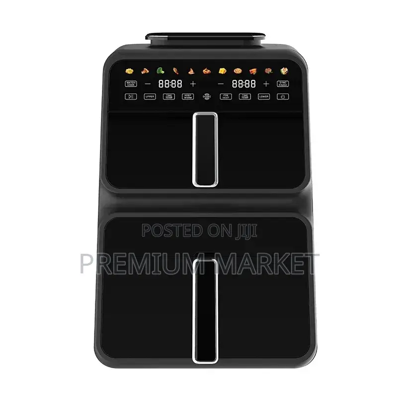 13 Litre Sokany Air Fryer Sk-10116 ባለሁለት ቅርጫት ያለ ዘይት መጥበሻ