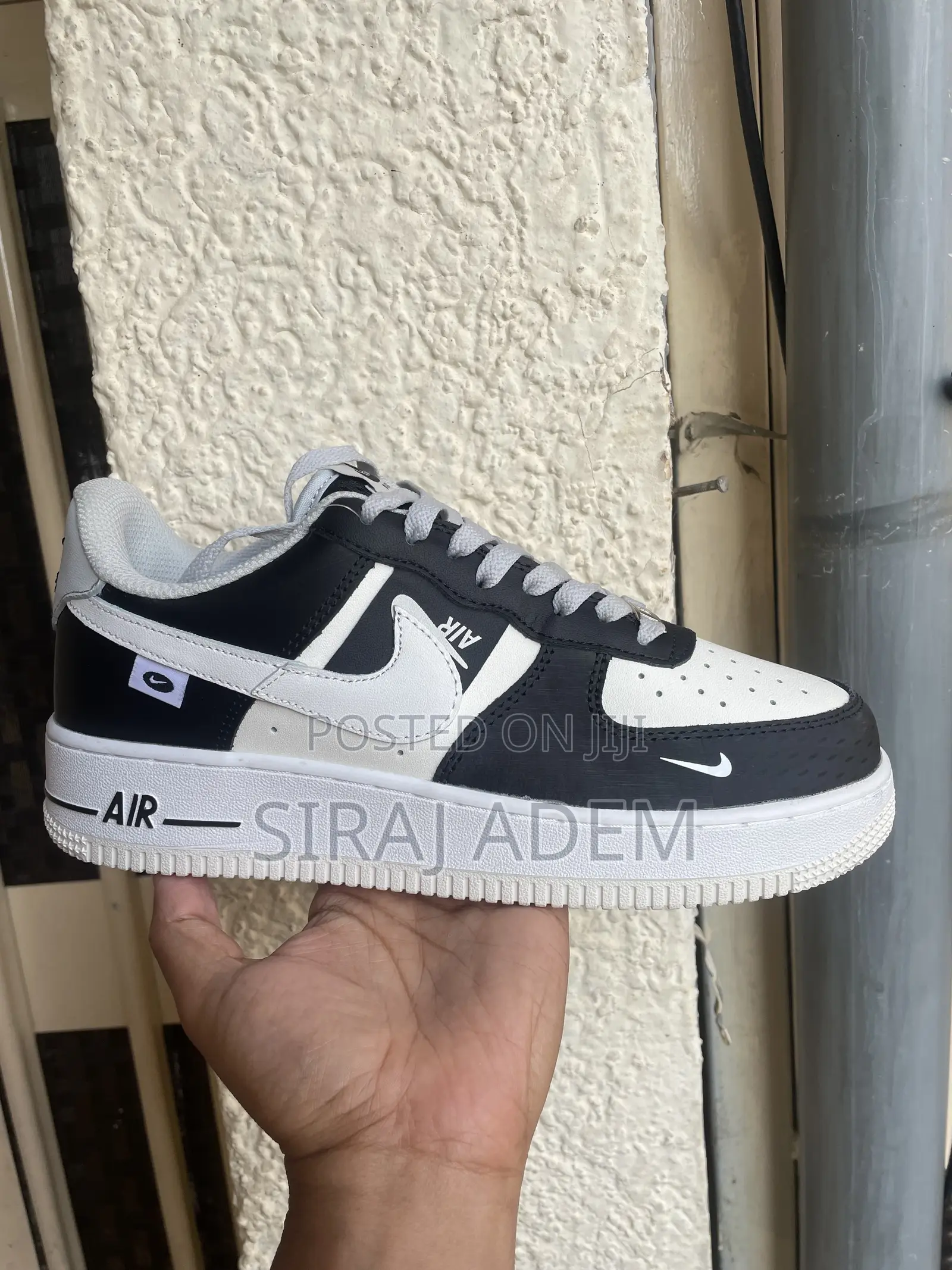 Nike Air Force 1 Sneakers White and Black Colorway