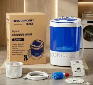 Sanford Mini Washing Machine 3kg Capacity, Compact Portable