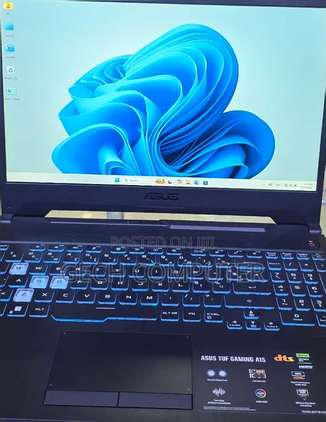 New Laptop Asus TUF Gaming A15 16GB AMD Ryzen 7 SSD 512GB