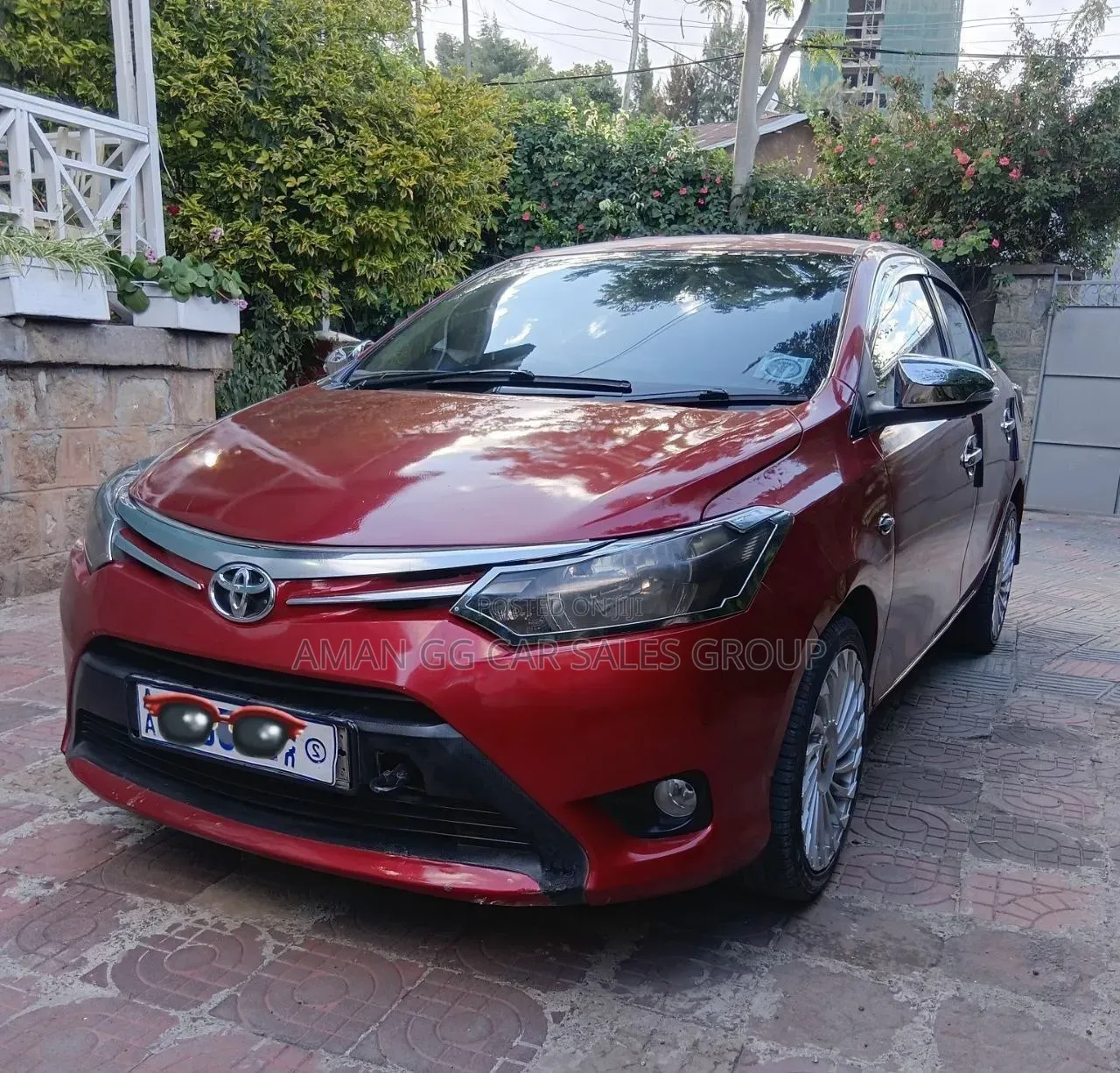 Toyota Yaris 2013 Burgundy