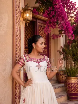 Purple Habesha Dresses Habesha Kemis Traditional Clothes