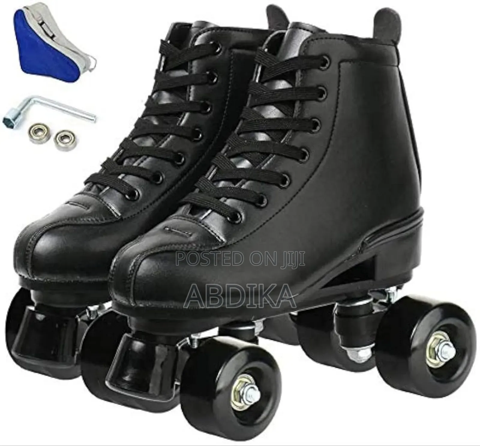 Quad Roller Skates Pu Leather