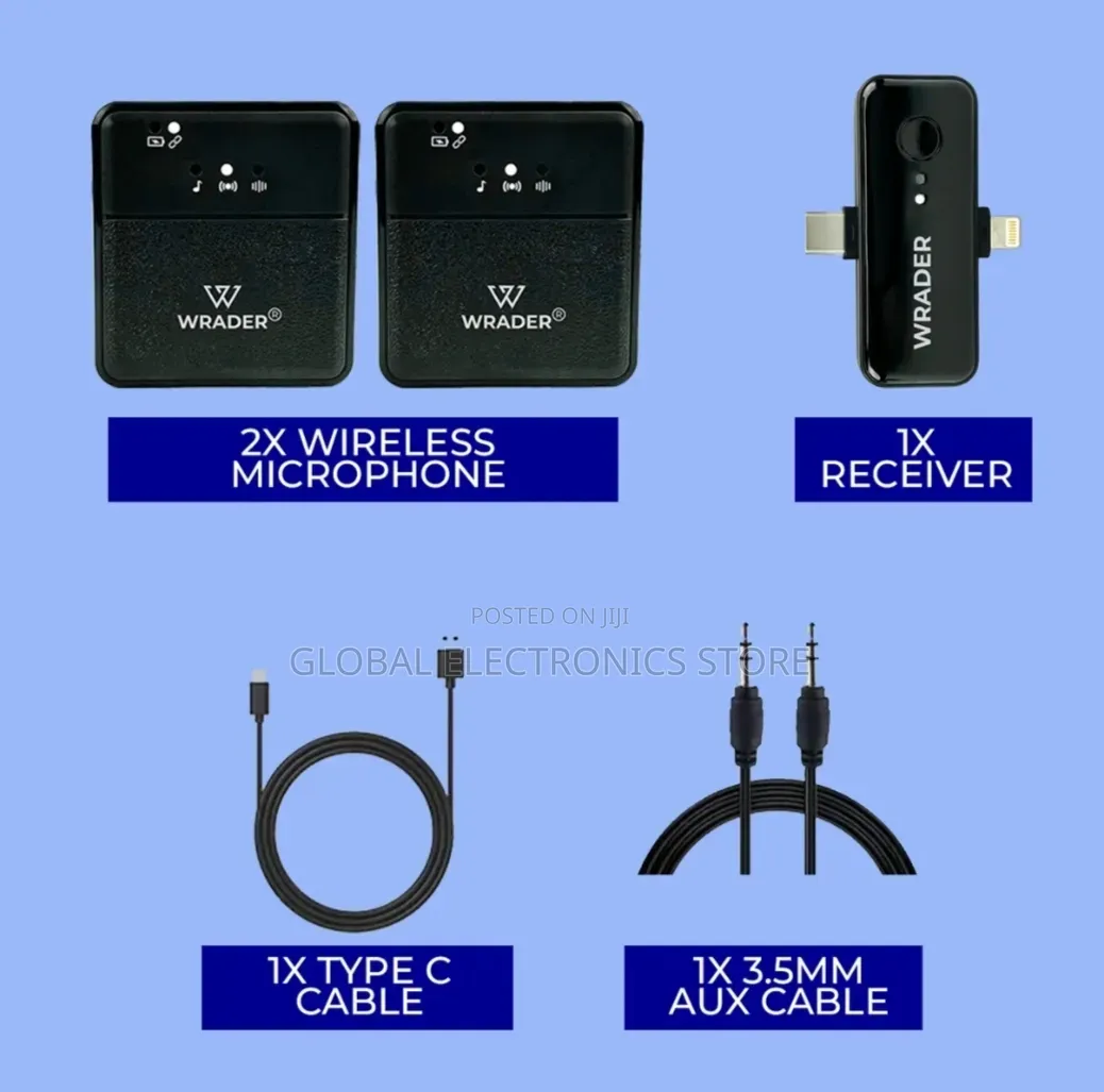 Dual Wireless Mic – Clear Sound ለ Tiktok Youtube!
