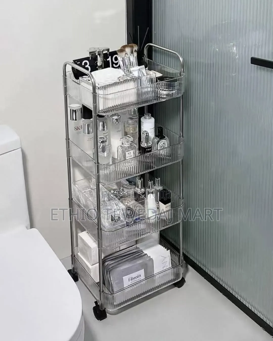 4-Tier Rolling Storage Cart