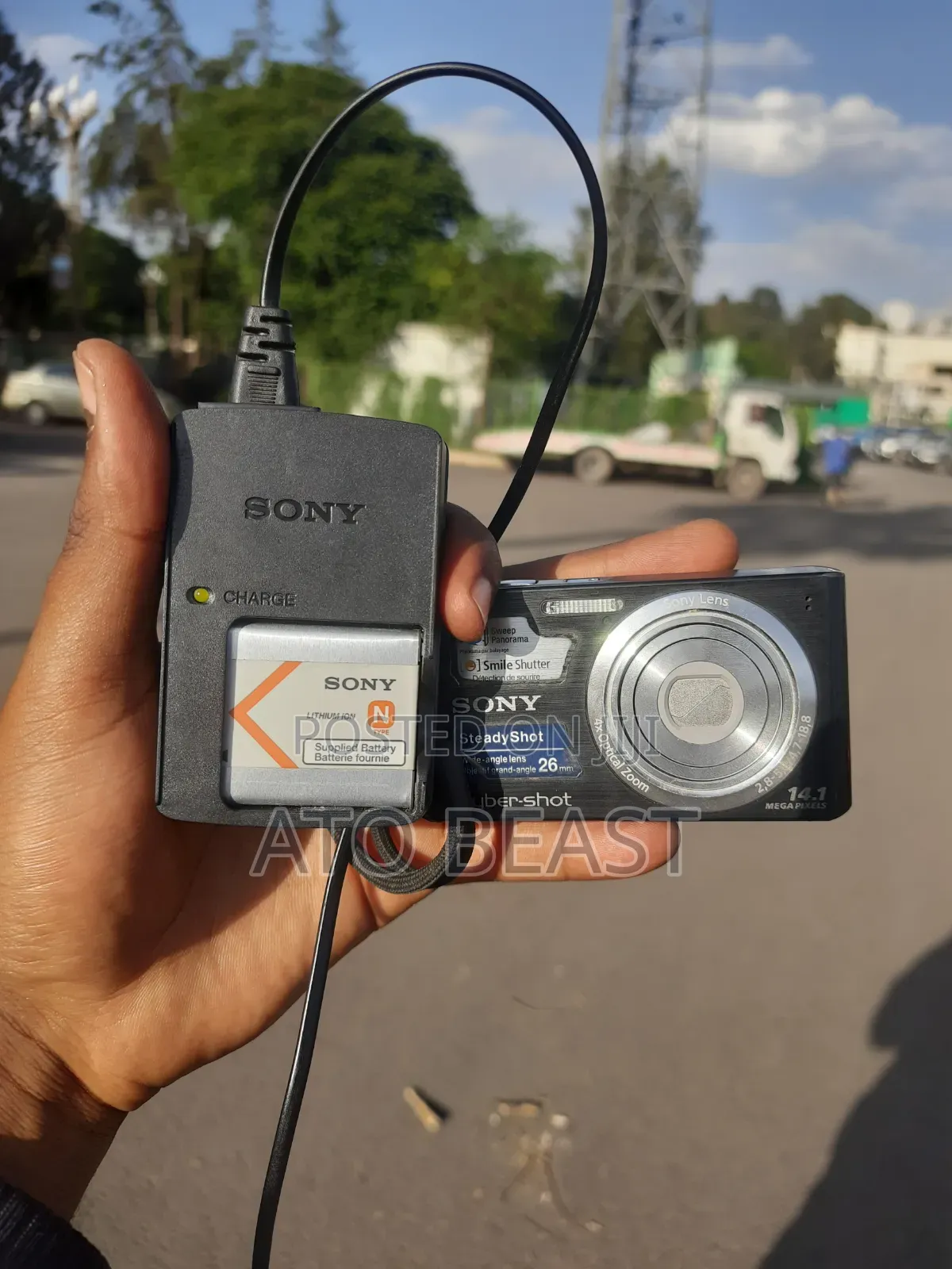 Sony Cyber-Shot DSC-W610 Digital Camera, a Black Compact Model 14.1-Mp