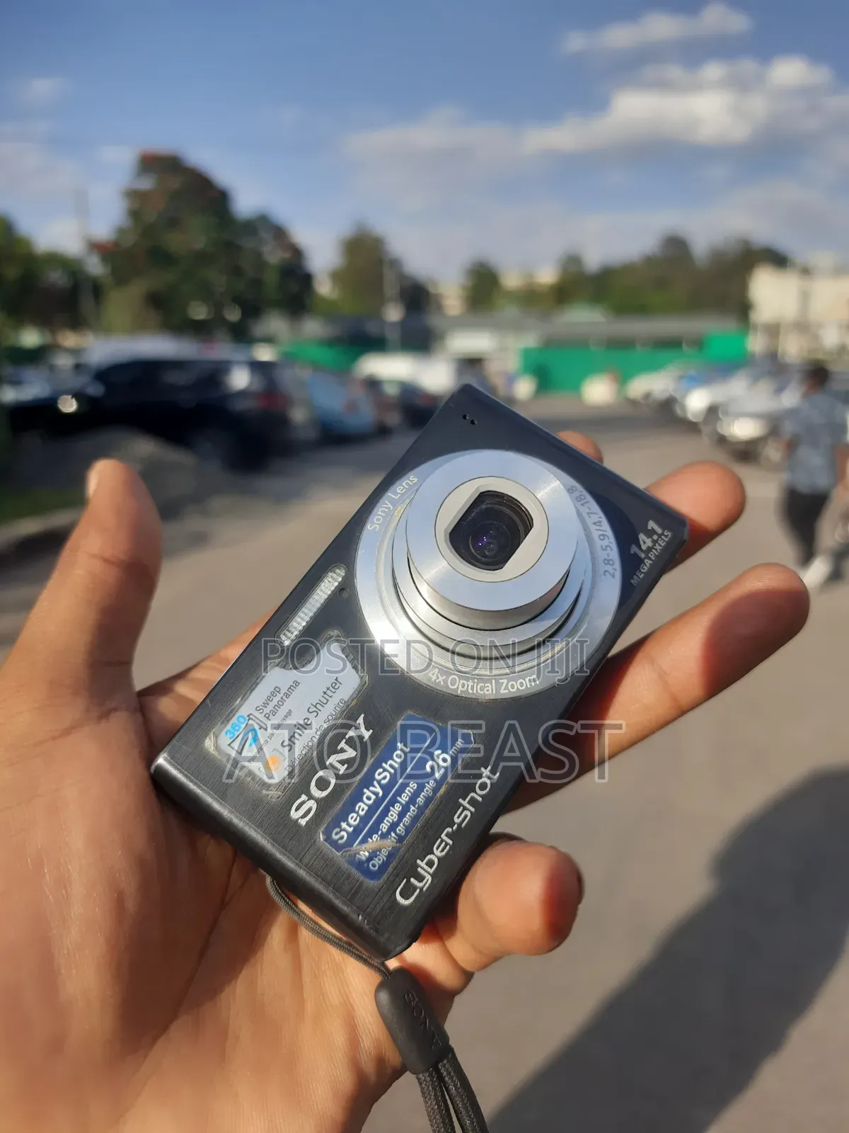 Sony Cyber-Shot DSC-W610 Digital Camera, a Black Compact Model 14.1-Mp