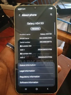 Samsung Galaxy A34 5G 128 GB Yellow