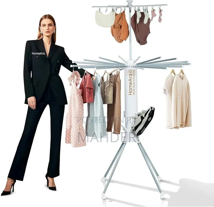 Space Saving Drying Rack(ቦታ ቆጣቢ የልብስ ማስጫ)
