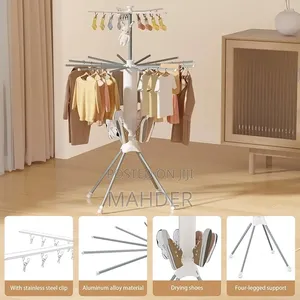 Space Saving Drying Rack(ቦታ ቆጣቢ የልብስ ማስጫ)