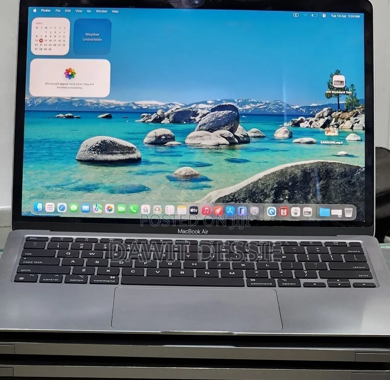 New Laptop Apple MacBook Air 2020 M1 8GB Apple M1 SSD 256GB