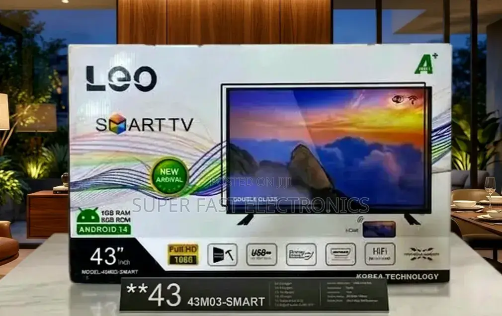 Leo 43 Inch Tv Full Hd Android 14 Smart Tv 2025 Mobel