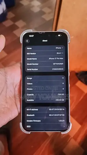 New Apple iPhone 17 Pro Max 256 GB Silver