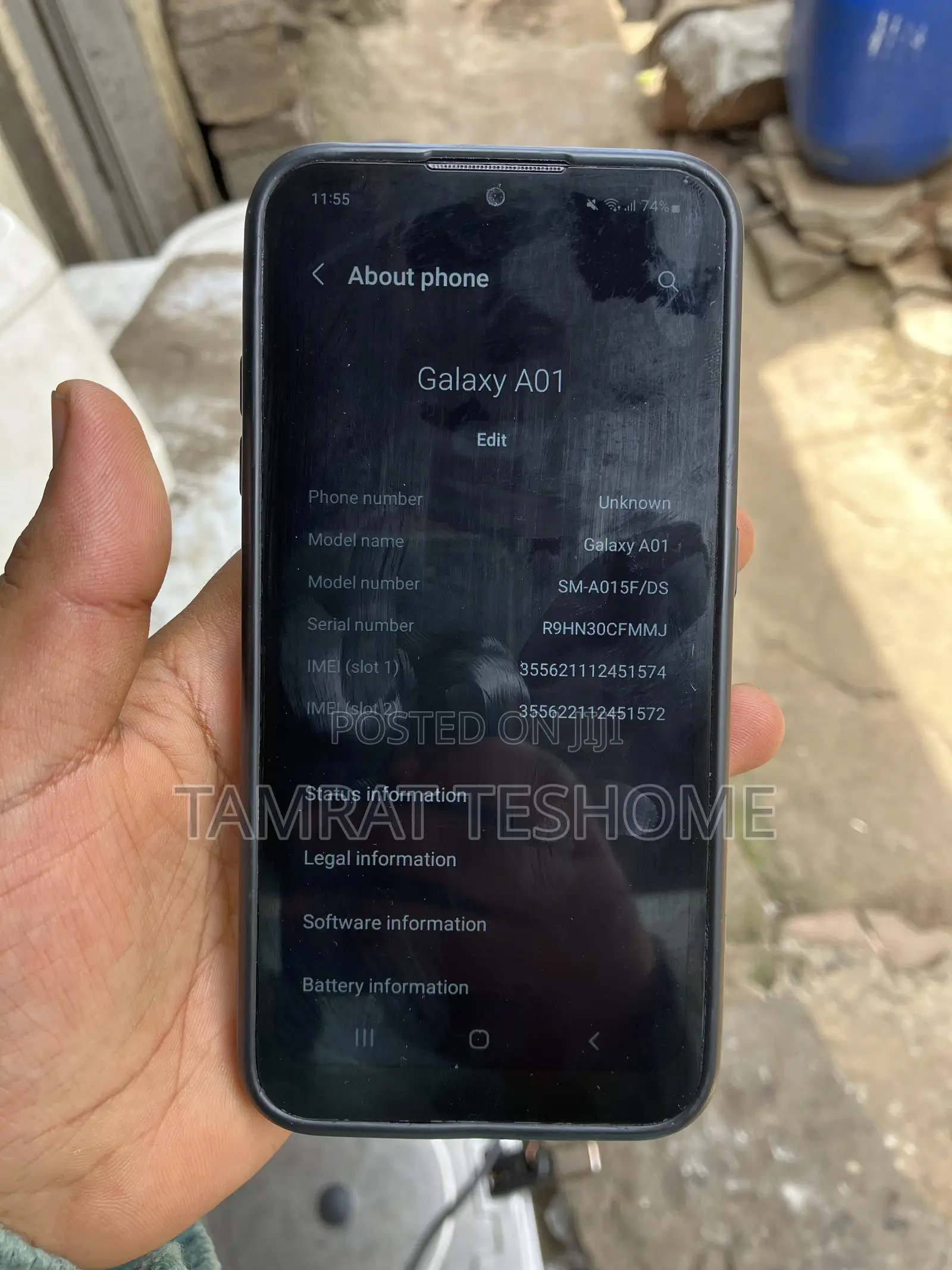 Samsung Galaxy A01 16 GB Black