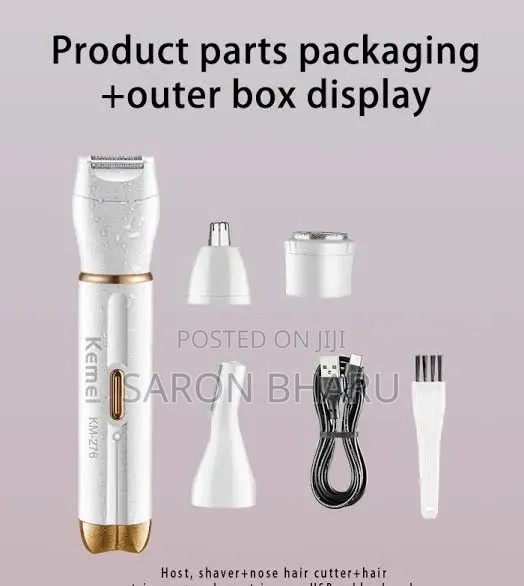 4-in-1 Kemei Electric Hair Remover