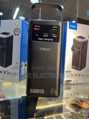 T-Max Tp-501 50000mah Ultra-High Capacity Power Bank | 22.5w Fast
