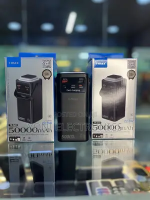 T-Max Tp-501 50000mah Ultra-High Capacity Power Bank | 22.5w Fast