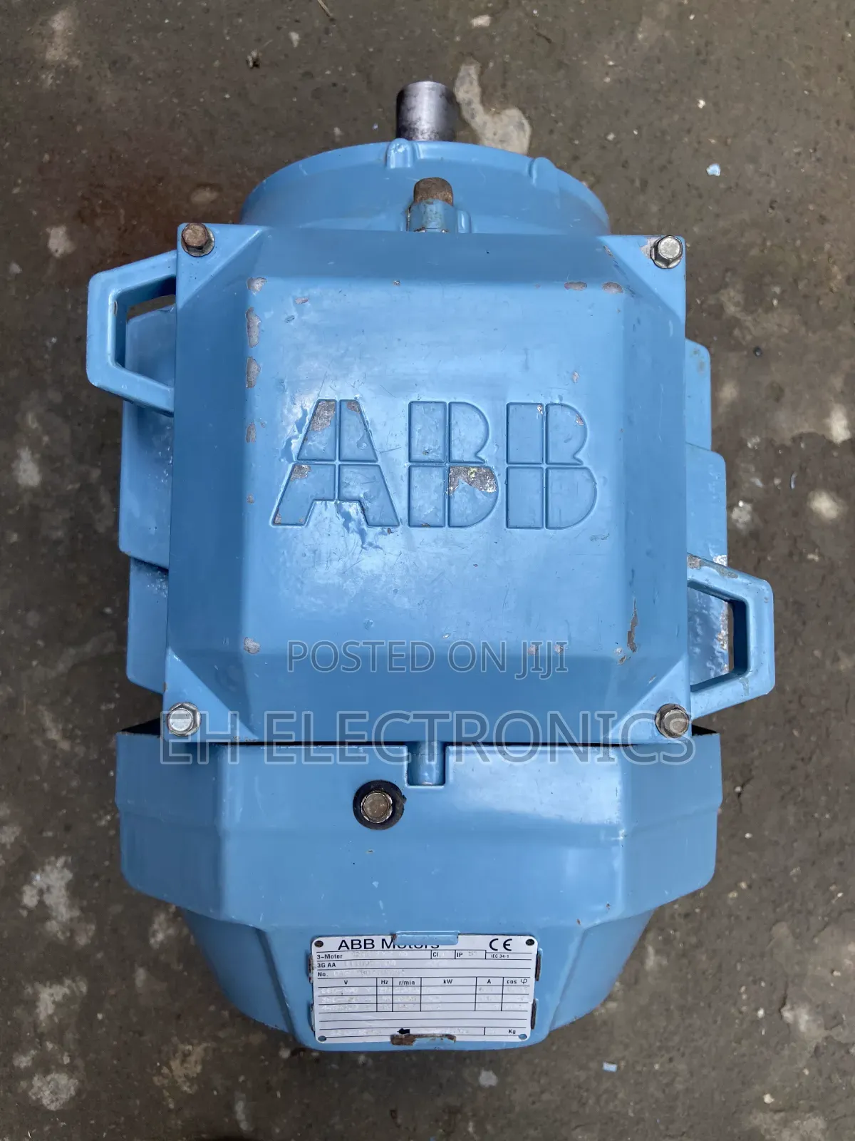 Original Abb 3-Phase Electric Motor – 5.5 Kw / 7.5 Hp (2855 Rpm)