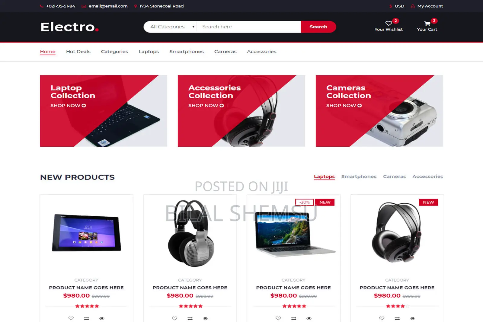 E-Commerce Website Developer