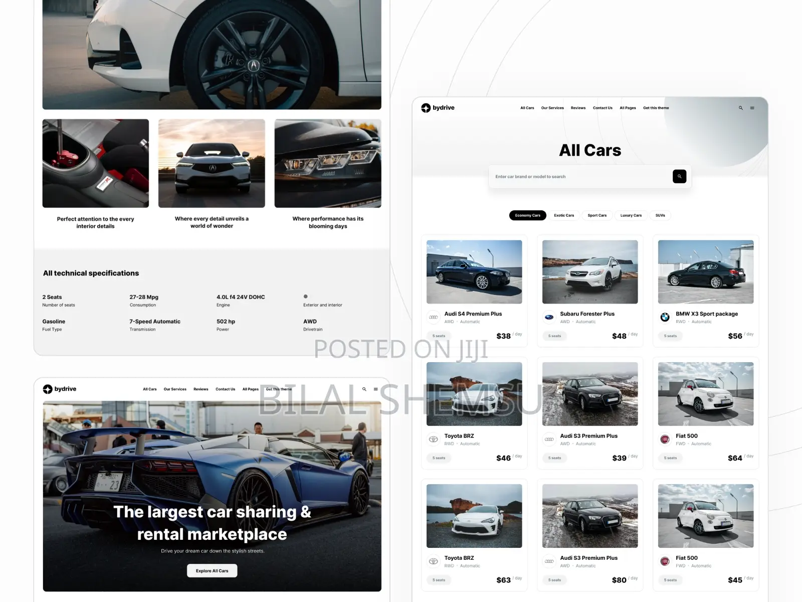 Car Selling Website Development