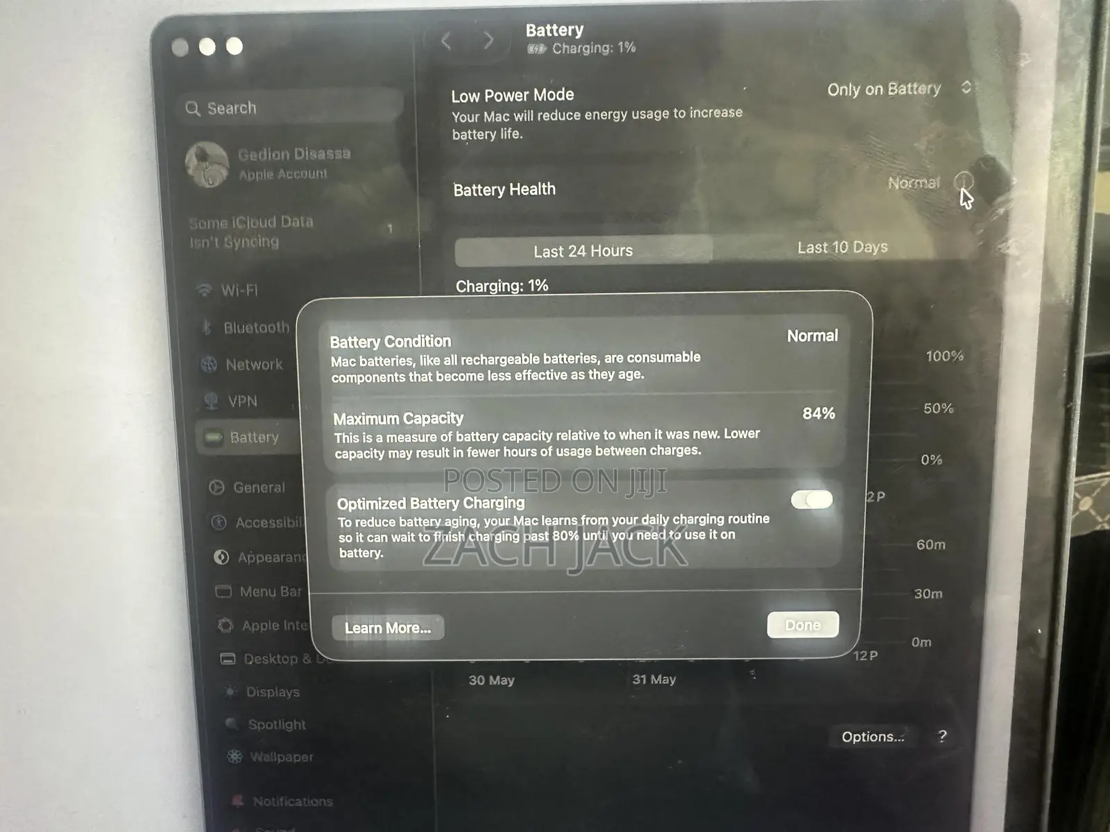 Laptop Apple MacBook Air 2022 M2 8GB Apple M2 SSD 256GB
