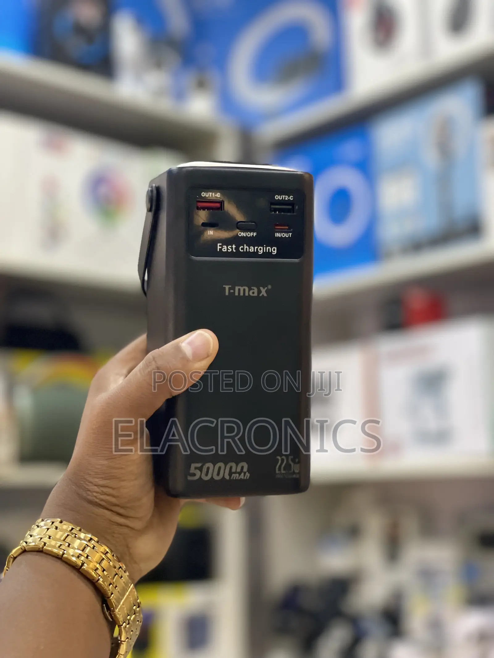 50000mah T-Max Power Bank 22.5w (Portable Phone Charger)
