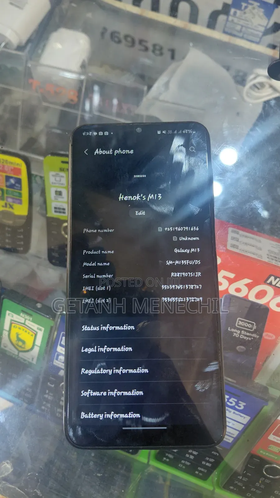 Samsung Galaxy M13 128 GB Black