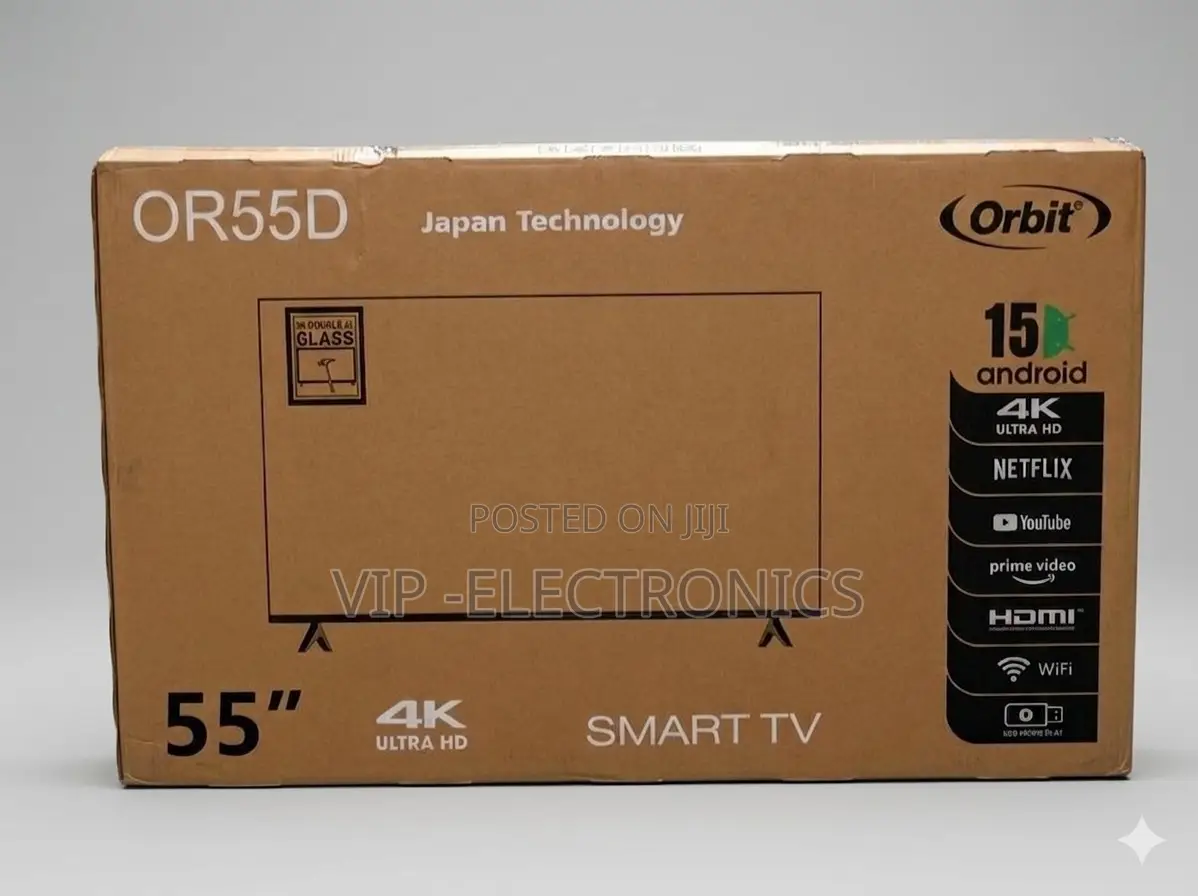Orbit 55 Inch Tv Ultra Hd Smart Android 15 Japan Technology