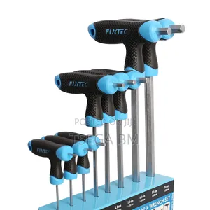 Fixtec 8pcs T-Handle Hex Wrench Set
